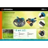 GRINDA RR-B, 3 сопла, на подставке, ударопрочный пластик, круговой распылитель, PROLine (429315)