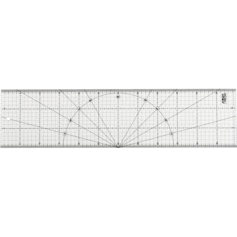 OLFA 150 х 600 мм, разметочная метрическая линейка (OL-MQR-15x60)