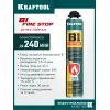 KRAFTOOL FIRE STOP B1, 750 мл, пистолетная, огнестойкая, не залипающий клапан, 240°С, SVS, выход до 51 л, монтажная пена (41186)