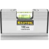 KRAFTOOL ACU-VIEW, 4 в 1, 100 мм, компактный уровень для горизонтальных измерений и уклонов (1-34733-010)