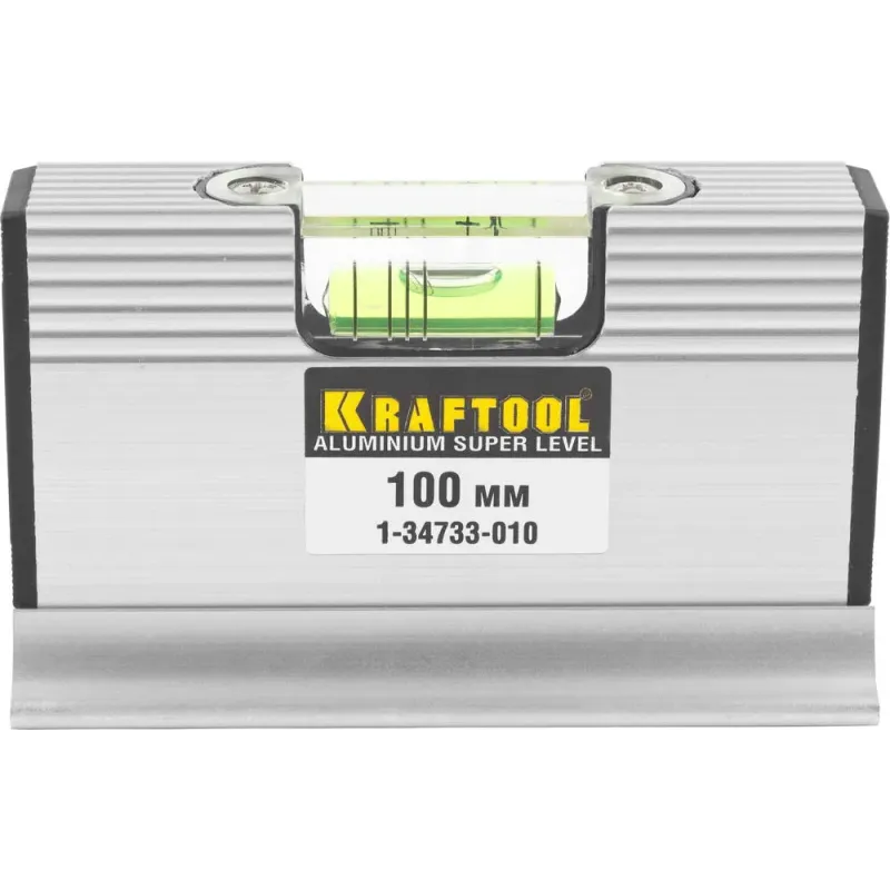 KRAFTOOL ACU-VIEW, 4 в 1, 100 мм, компактный уровень для горизонтальных измерений и уклонов (1-34733-010)