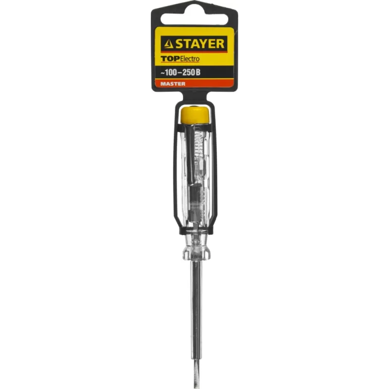 STAYER MAXElectro, 250 В, 140 мм, электрический пробник (2572-14)