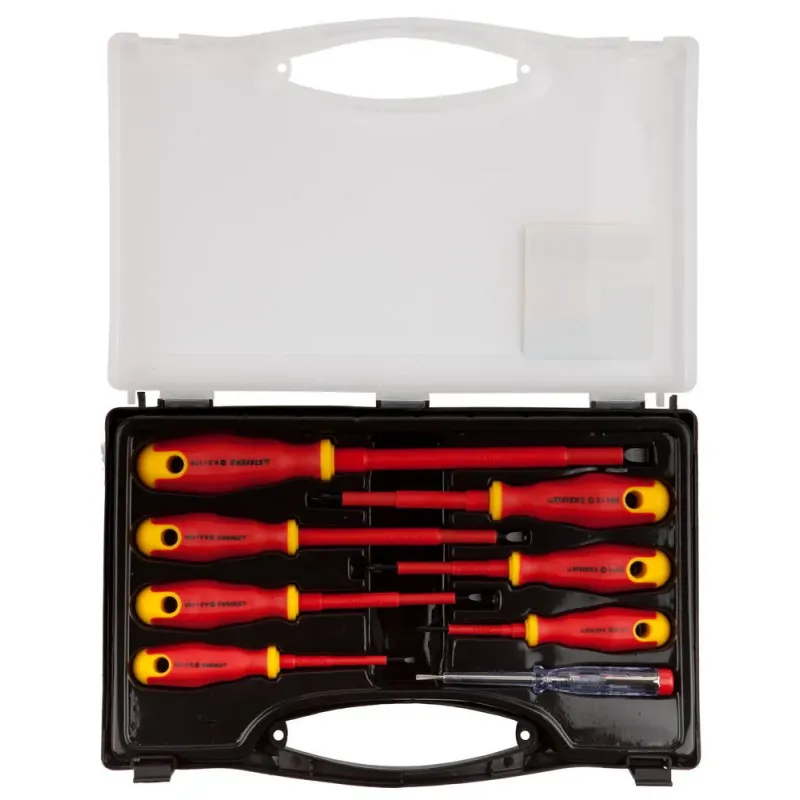 STAYER Electro, 8 предм., набор диэлектрических отверток, Professional (25145-H8)