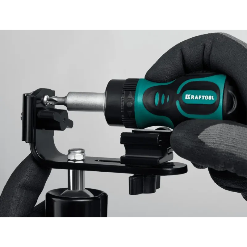 KRAFTOOL Kompakt-6, 6 предм., с битами, реверсивная отвертка (26190-H7)