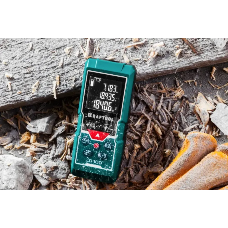 KRAFTOOL LD-100, 100 м, лазерный дальномер (34765)