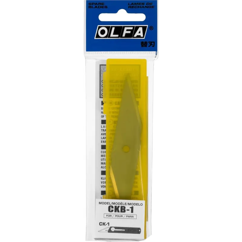 OLFA 18 мм, 2 шт, лезвия для ножа OL-CK-1 (OL-CKB-1)