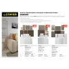 STAYER коричневые, самоклеящиеся, 125 шт, набор мебельных накладок (40916-H125)
