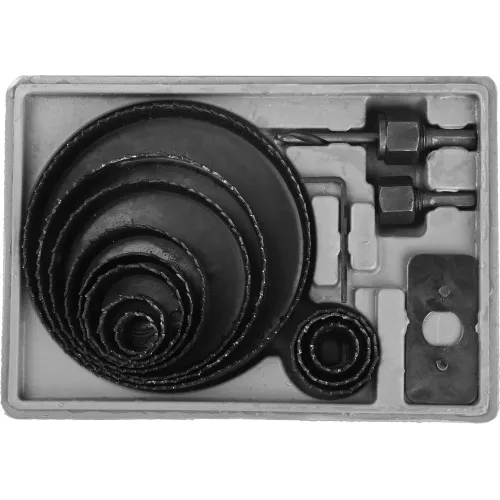 STAYER Maxcut, 12 шт, 19-127 мм, набор кольцевых коронок по дереву (29600-H15)