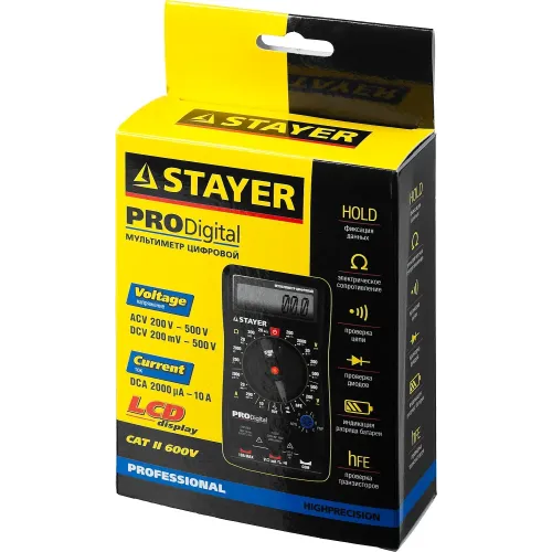 STAYER PRODigital Цифровой мультиметр (45310)