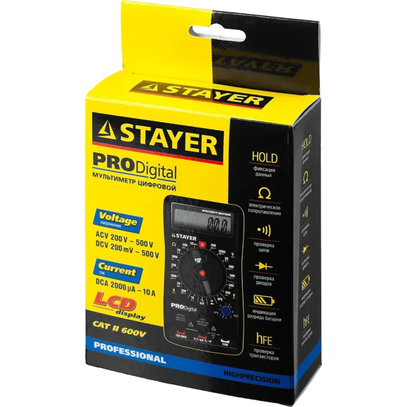 STAYER PRODigital Цифровой мультиметр (45310)