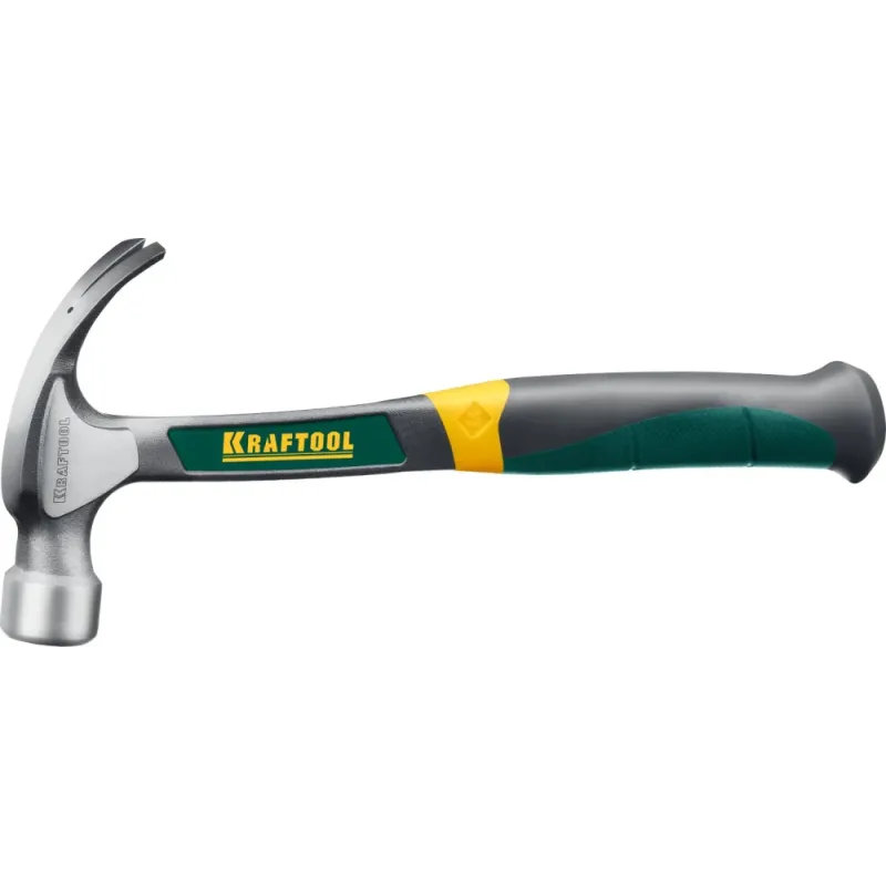 KRAFTOOL Thor, 560 г, цельнокованый столярный молоток-гвоздодёр (20270)
