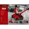 STAYER R-22 RED FORCE, 2 т, 125 - 320 мм, подкатной домкрат для легковых а/м, Professional (43152-2)