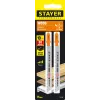 STAYER T101BF, T-хвост., Bi-Metal,по тверд. дереву, шаг зуба 2.5 мм, раб. длина 75 мм, 2 шт, полотна для лобзика, Professional (159901-2.5)