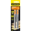 STAYER T101BR, 2 шт, 75 мм / 2.5 мм, T-хвост., HCS сталь, обратный рез по ламинату/фанере, полотна для лобзика, Professional (15991-2.5)