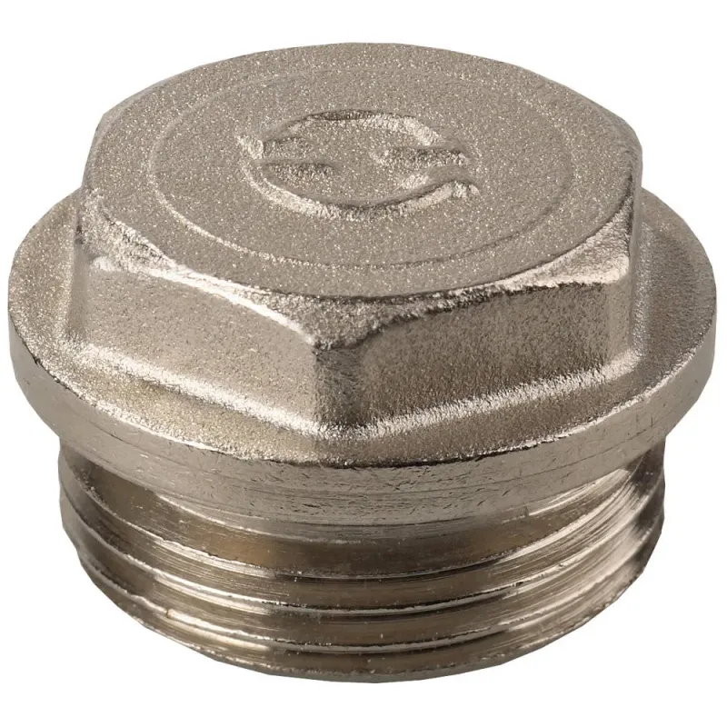 GENERAL FITTINGS 1/2″, с прижимной шайбой, латунь, заглушка (51100-1/2)