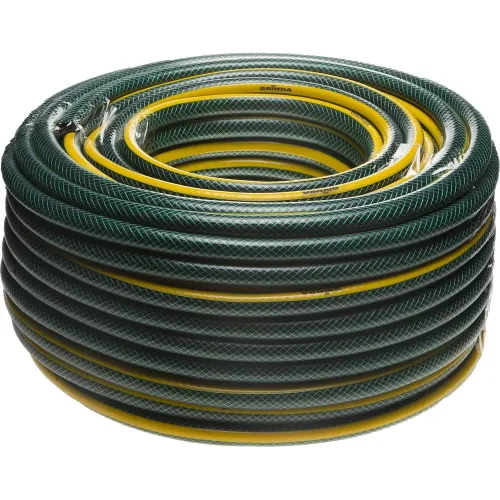GRINDA STANDARD, 1/2″, 50 м, 20 атм, трёхслойный, армированный, поливочный шланг (429000-1/2-50)
