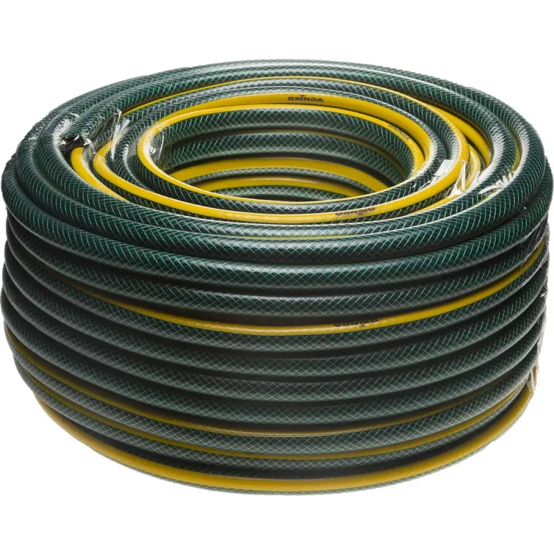 GRINDA STANDARD, 1/2″, 50 м, 20 атм, трёхслойный, армированный, поливочный шланг (429000-1/2-50)