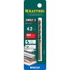 KRAFTOOL COBALT-8, 4.2 х 75 мм, сталь М42, HSS-Co(8%), сверло по металлу (29656-4.2)