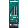 KRAFTOOL Hard, 5 шт: 4-5-6-8-10 мм, набор сверл по по твёрдым материалам (29177-H5)