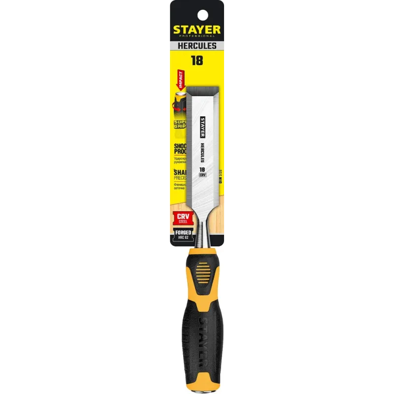 STAYER Hercules, 18 мм, стамеска-долото, Professional (18205-18)
