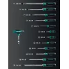 KRAFTOOL IMPACT 13 шт, сквозной стержень Cr-Mo, набор ударных отверток (25035)