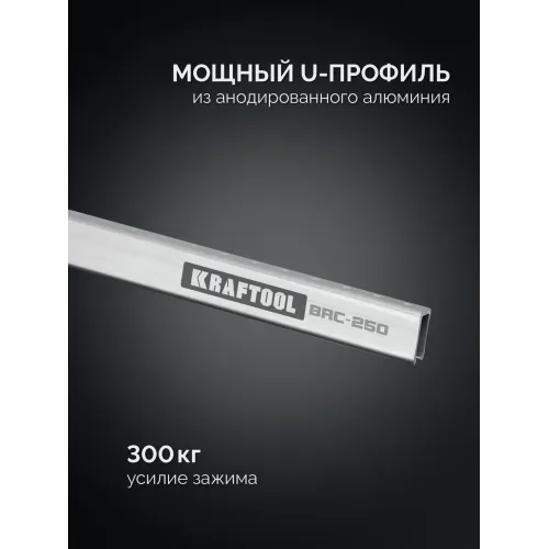 KRAFTOOL BRC-250, 2540/48 мм, высокоточная струбцина-вайма (32313-250)