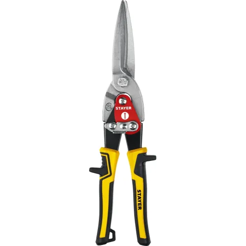 STAYER Cobra, 290 мм, прямые удлинённые ножницы по металлу (23055-29)