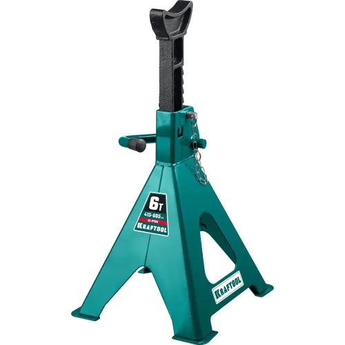 KRAFTOOL S-PIN, 6 т, 390 - 605 мм, усиленная страховочная подставка со штифтом (43465-6)
