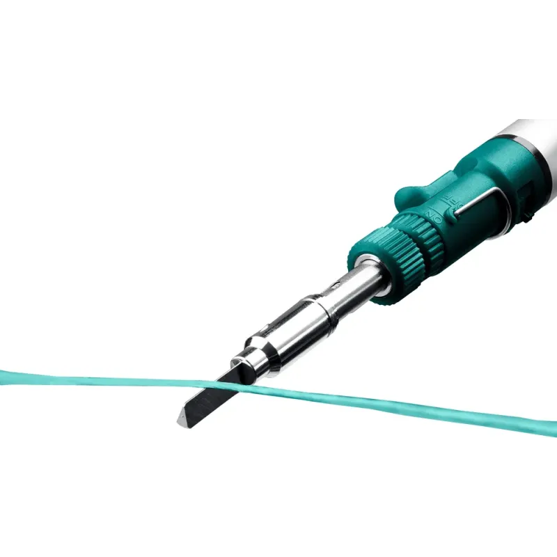 KRAFTOOL SolderGas, 70 B, 30 - 70 Вт, 1300°С, горелка, фен, набор 8 в 1, газовый паяльник (55504-H8)