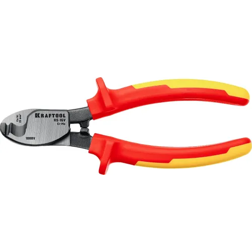 KRAFTOOL KS-16V, 1000 В, d 9мм, 160мм, диэлектрический кабелерез (23333-16V)