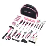 GRINDA Pink Tools 165 предм, универсальный набор инструмента (22109)