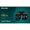 KRAFTOOL KBS-3L пояс монтажника, в комплекте: пояс монтажника и 2 большие сумки (38761)