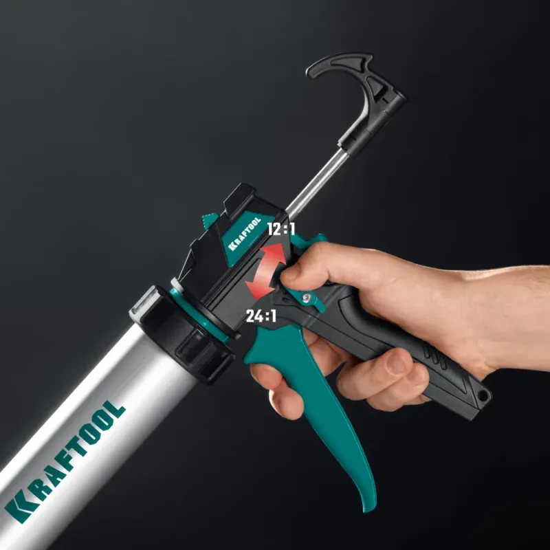 KRAFTOOL Ultra 310 мл, закрытый пистолет для герметика (06677-31)