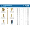 ЗУБР КС-П, 100 х 6.0 мм, TX30, потайная головка желтый цинк, 100 шт (1,14 кг.), конструкционный саморез, Профессионал (30041-60-100)