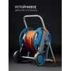 GRINDA HCK-25, шланг 25м x 1/2″, поливочный набор 4 предмета, усиленные колеса, телескопическая ручка, катушка со шлангом в комплект ProLine (428461)