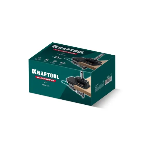 KRAFTOOL Woodsniper 127, 35 мм, кондуктор для мебельных петель (30075)
