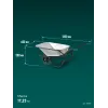KRAFTOOL MAXDrive-1 110л, 260 кг, одноколесная, с трубным усилителем, кузов 0,9 мм, полиуретановое колесо, тачка строительная (39862)