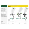KRAFTOOL JETA 4000, HVLP, 1.3 мм, пневматический краскопульт с верхним бачком (06555-1.3)