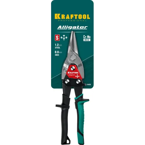 KRAFTOOL Alligator, 250 мм, прямые ножницы по металлу (2328-S)
