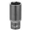 Головка торцевая удлиненная, 27 мм, 6-гранная, CrV, под квадрат 1/2" Stels