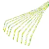 Грабли веерные 9 - зубые, 130 х 415 мм, стальные, пластиковая рукоятка, Flower Green, Palisad