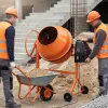 Бетоносмеситель БСН-180П, мощность 700 Вт, полиамидный венец Сибртех