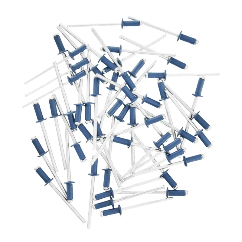Заклепки 3.2 х 8 мм RAL 5005, синий, 50 шт Matrix