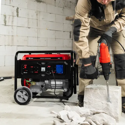 Генератор бензиновый RS-9000, 7 кВт, 230В, ручной стартер MTX
