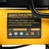 Компрессор автомобильный AC-75, 12 В, 10 атм., 75 л/мин, LED Denzel
