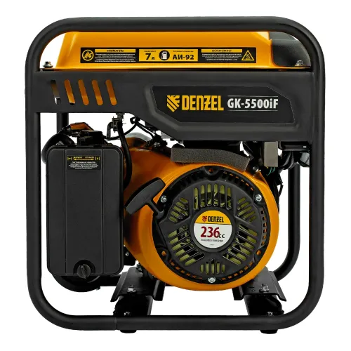 Генератор инверторный GK-5500iF, 5,5 кВт, 230 В, ручной старт DENZEL