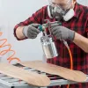 Краскораспылитель AS 702 НP профессиональный, всасывающего типа, сопло 1,8 мм и 2,0 мм Stels