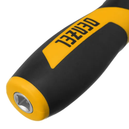 Набор инструментов, 1/2", 1/4", CrV, S2, пластиковый кейс, 84 предмета Denzel
