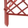 Забор декоративный "Сетка", 24х320 см, терракот, Россия Palisad