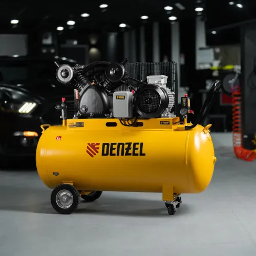 Компрессор воздушный рем. привод BCV 5500-T/200, 5,5 кВт, 200 литров, 850 л/мин Denzel
